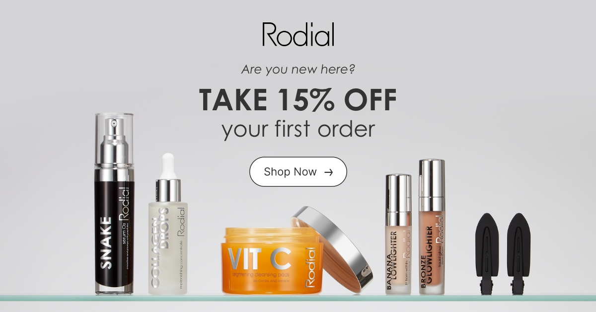 rodial 15 off first order