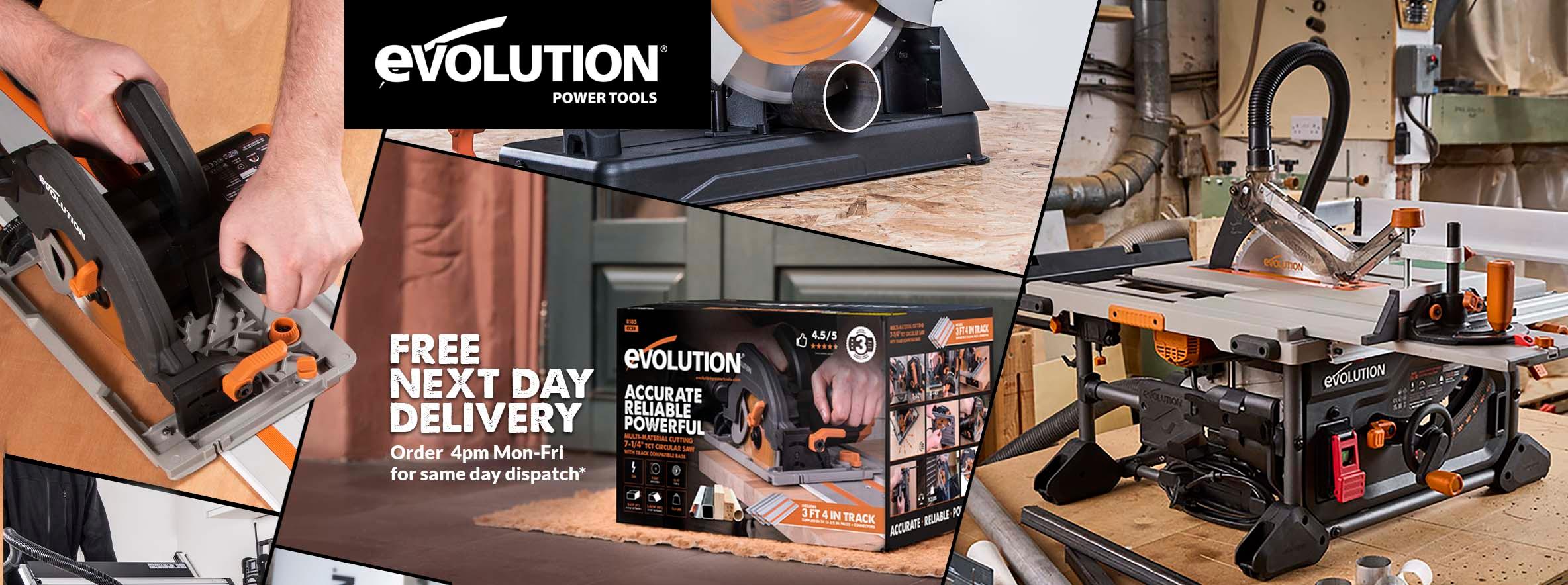 Evolution Power Tools UK Banner