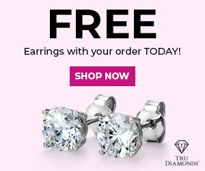 Free Silver Stud Earrings at Tru Diamonds