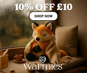 10% Off £10 Spend – Warmies Discount UK