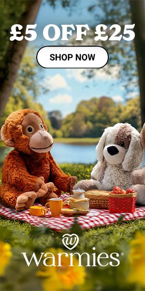 £5 Off £25 Spend – Warmies Discount UK